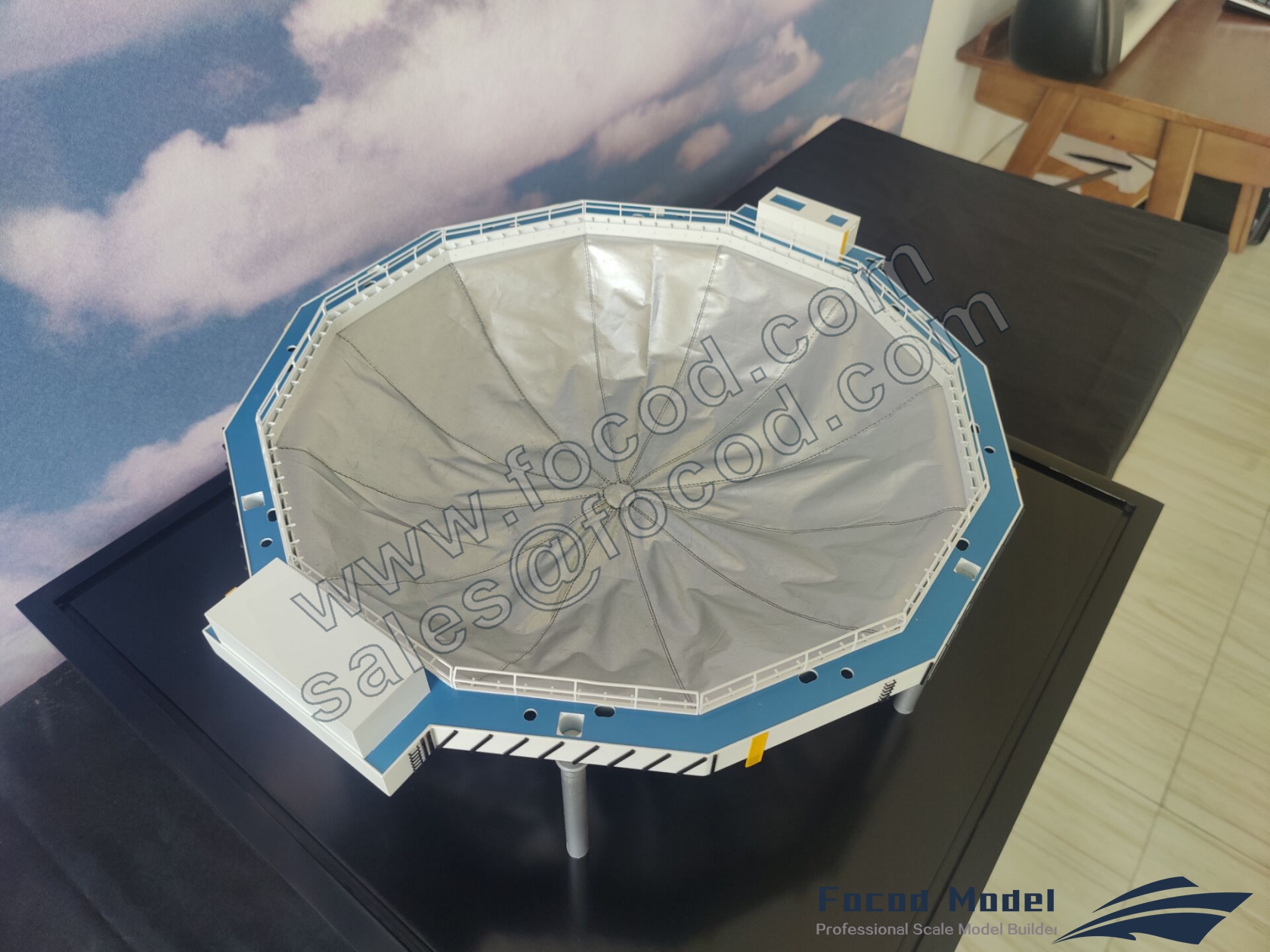 custom made model of Fishmerd - Semi-closed cage for fish aquaculture